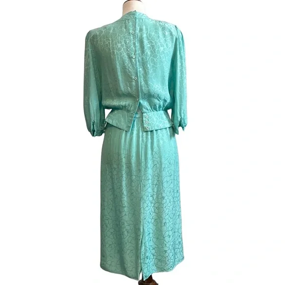 Vintage silk 2 piece set - Picture 6 of 12